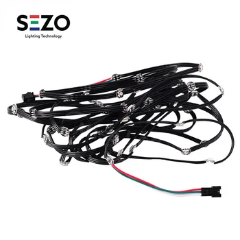 WS2812B RGB LED Module String Pre-Soldered Nodes 12cm Wire Addressable Individually Panel 5050 SMD RGB with Heatsink Board 5V
WS2812B RGB LED Module String Pre-Soldered Nodes 12cm Wire Addressable Individually Panel 5050 SMD RGB with Heatsink Board 5V