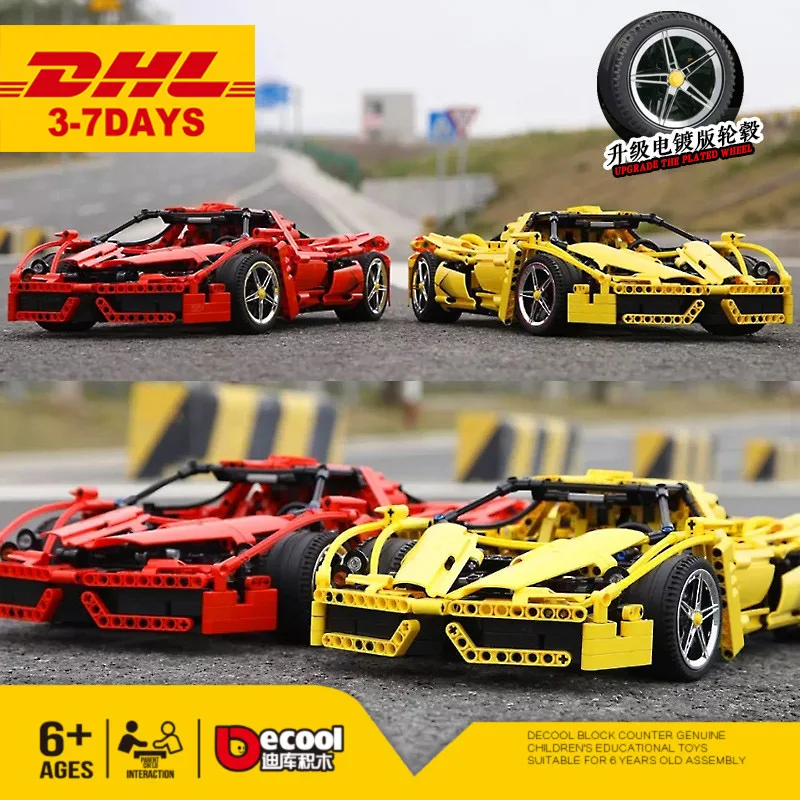 IN STOCK DECOOL 3382A 3382B 1367Pcs technic formula speed Champions racer car model building blocks city avion MOC F1 Enzoed
IN STOCK DECOOL 3382A 3382B 1367Pcs technic formula speed Champions racer car model building blocks city avion MOC F1 Enzoed