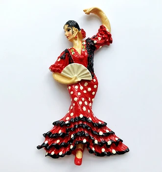 Hot Selling Spain Girl 3D Refrigerator Fridge Magnets Tourism Souvenirs Magnetic Stickers Home Decoration
Hot Selling Spain Girl 3D Refrigerator Fridge Magnets Tourism Souvenirs Magnetic Stickers Home Decoration
