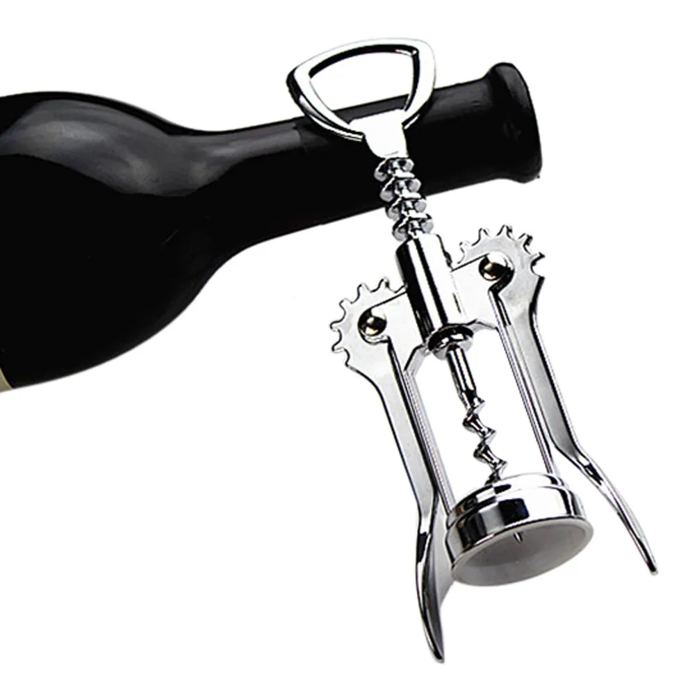 Metal Stainless Steel Red Wine Opener Corkscrew Wing Type Waiter Bottle Beer Cap Opener Bottle Handle Openers Corkscrews
Metal Stainless Steel Red Wine Opener Corkscrew Wing Type Waiter Bottle Beer Cap Opener Bottle Handle Openers Corkscrews