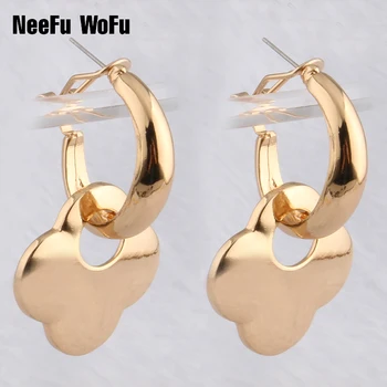 NeeFu WoFu Drop Big Earrings For Woman Clover Trend Long Earring Zinc alloy Female Earrings Grote Oorbellen Gift
NeeFu WoFu Drop Big Earrings For Woman Clover Trend Long Earring Zinc alloy Female Earrings Grote Oorbellen Gift