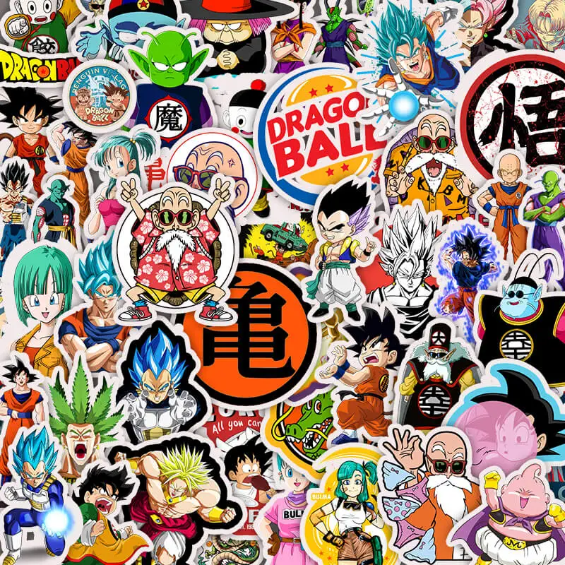 50pcs Dragon Ball Anime Personality DIY Waterproof Sticker Luggage Mobile Computer Mobile Phone Skateboard Guitar Refrigerator
50pcs Dragon Ball Anime Personality DIY Waterproof Sticker Luggage Mobile Computer Mobile Phone Skateboard Guitar Refrigerator