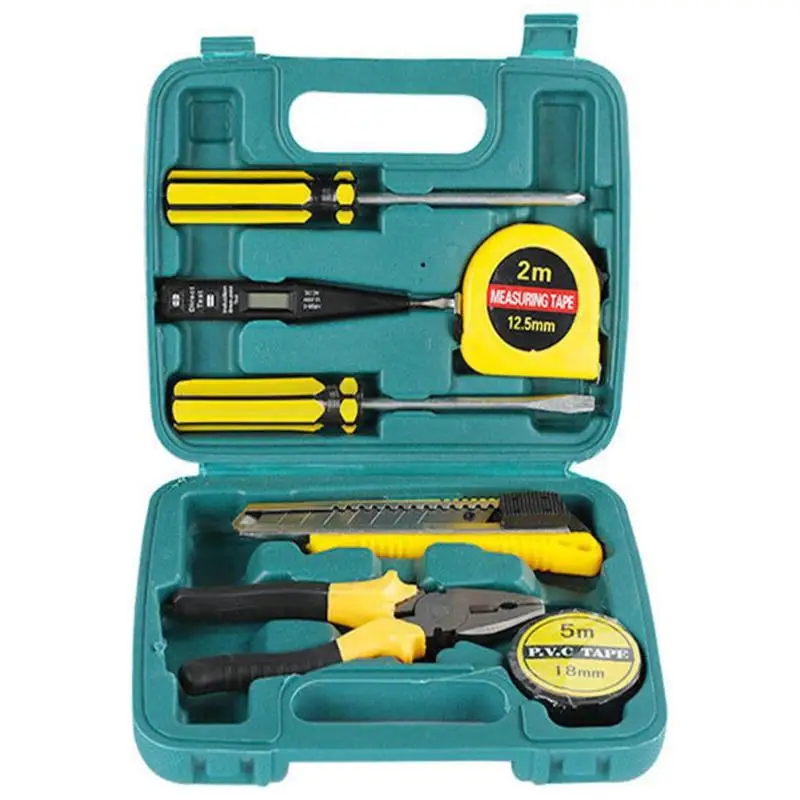 8pcs Manual Hardware Tool Kit Screwdriver Wire Pliers Toolbox w/Digital Pen Hand Tool set
8pcs Manual Hardware Tool Kit Screwdriver Wire Pliers Toolbox w/Digital Pen Hand Tool set