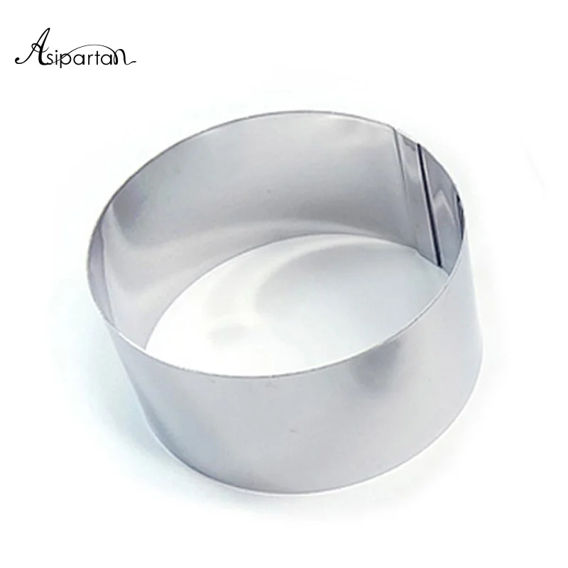 Asipartan Stainless Steel Round Shape Mousse Ring Mould Circle Mousse Ring Home DIY Mousse Cake Decoration Mold Baking Tool
Asipartan Stainless Steel Round Shape Mousse Ring Mould Circle Mousse Ring Home DIY Mousse Cake Decoration Mold Baking Tool