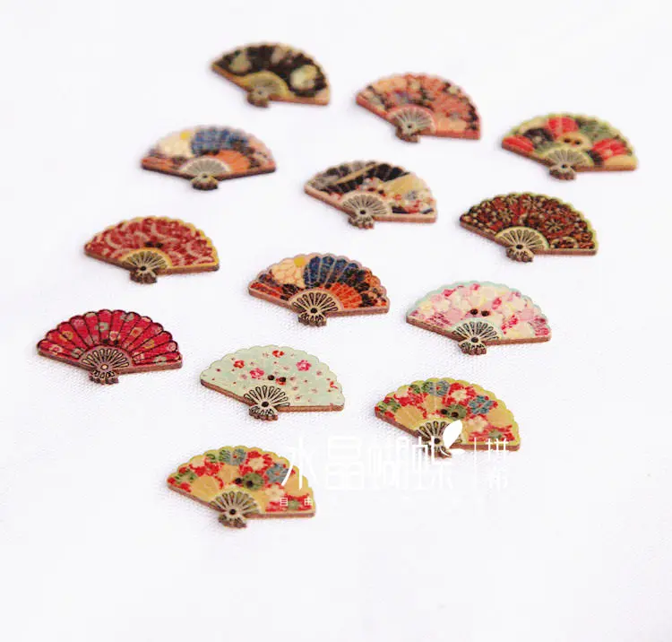 bulk 400Pcs Colorful Fan buttons 2 Holes Printing wood Button Scrapbooking Wood Sewing Accessories 29*18mm
bulk 400Pcs Colorful Fan buttons 2 Holes Printing wood Button Scrapbooking Wood Sewing Accessories 29*18mm