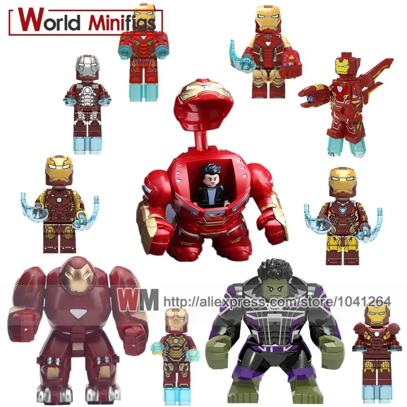 Iron Man Suit Hulk Marvel Moive bricks Building Blocks Magic Block Game Gift Toy For Children Avengers Endgame
Iron Man Suit Hulk Marvel Moive bricks Building Blocks Magic Block Game Gift Toy For Children Avengers Endgame