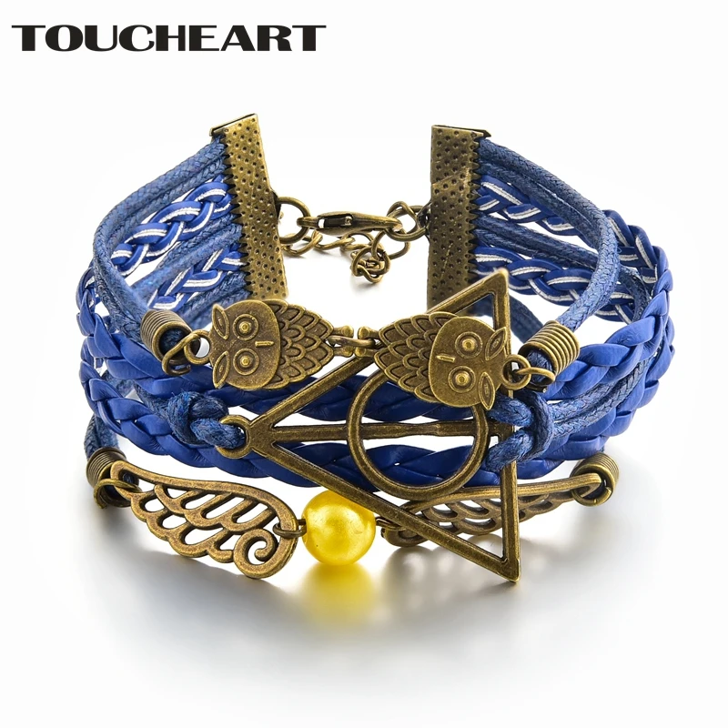 TOUCHEART Vintage Gold Owl Bracelets Bangles Men Leather Cuir Charm For Women Silver Jewelry Stainless Steel Bracelets SBR180153
TOUCHEART Vintage Gold Owl Bracelets Bangles Men Leather Cuir Charm For Women Silver Jewelry Stainless Steel Bracelets SBR180153