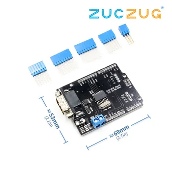 1Set MCP2515 Can Bus Shield Board SPI Interface 9 Pins Standard Sub-D Connector Expansion Module DC 5-12V
1Set MCP2515 Can Bus Shield Board SPI Interface 9 Pins Standard Sub-D Connector Expansion Module DC 5-12V