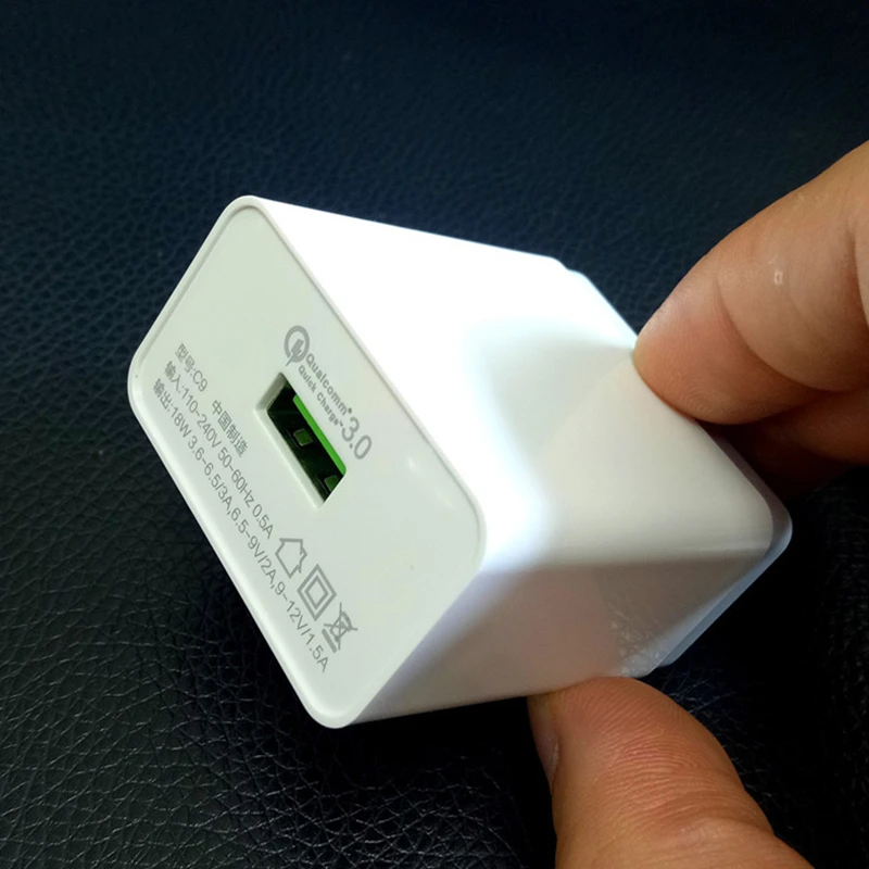 18W Quick Charge 3.0 QC 3.0 USB Turbo Wall Fast Travel Charger For SAMSUNG S10+ S9 Note 8 S8 Plus S7 Edge HUAWEI P9 HTC 10 A9 LG
18W Quick Charge 3.0 QC 3.0 USB Turbo Wall Fast Travel Charger For SAMSUNG S10+ S9 Note 8 S8 Plus S7 Edge HUAWEI P9 HTC 10 A9 LG