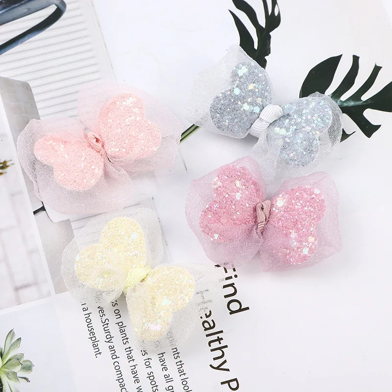 New Pets Dogs Grooming Hair Accessories Children's hairpin lovely mesh bright pink bow hair material 100pcs/lot
New Pets Dogs Grooming Hair Accessories Children's hairpin lovely mesh bright pink bow hair material 100pcs/lot