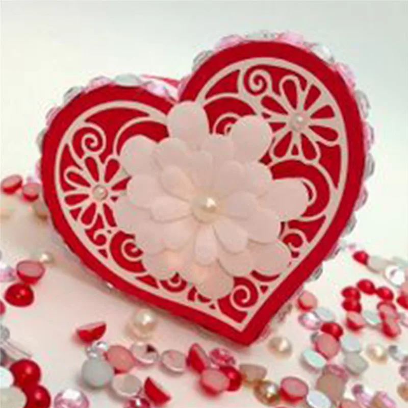 YaMinSanNiO Swirly Heart Die Set Floral Heart Metal Cutting Dies Stencils Scrapbooking Album Card Making Embossing Paper Crafts
YaMinSanNiO Swirly Heart Die Set Floral Heart Metal Cutting Dies Stencils Scrapbooking Album Card Making Embossing Paper Crafts