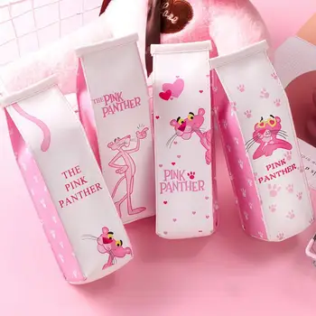 Cartoon Pink Panther Milk bottle pencil case Cute pen bag box Stationery pouch gift for girls material school supplies
Cartoon Pink Panther Milk bottle pencil case Cute pen bag box Stationery pouch gift for girls material school supplies