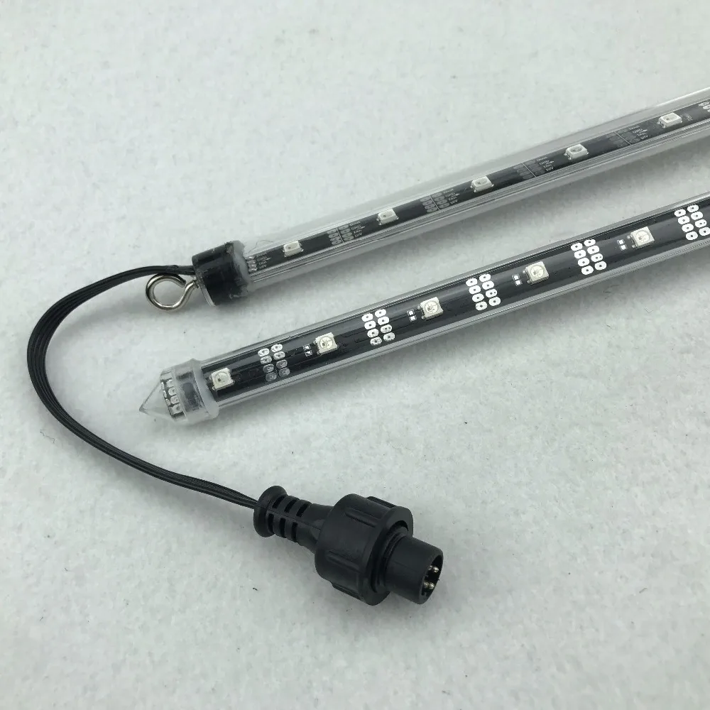 16mm DC12V addressable 0.5M long 3D WS2812B RGB meteor tube light;32pcs WS2812B LEDs/16pixels;with 4 core 13.5mm male connector
16mm DC12V addressable 0.5M long 3D WS2812B RGB meteor tube light;32pcs WS2812B LEDs/16pixels;with 4 core 13.5mm male connector