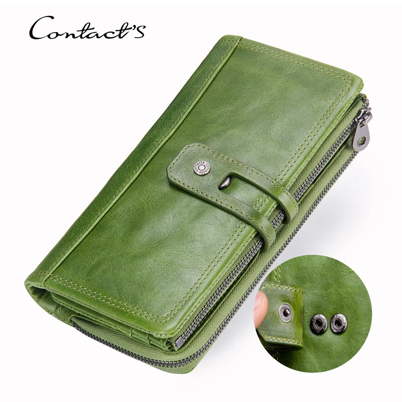 Women Wallet Trifold Genuine Leather Korean Cowhide Auto Documents Card Holder Ladies Wallet Long Phone with Zipper Clutch
Women Wallet Trifold Genuine Leather Korean Cowhide Auto Documents Card Holder Ladies Wallet Long Phone with Zipper Clutch