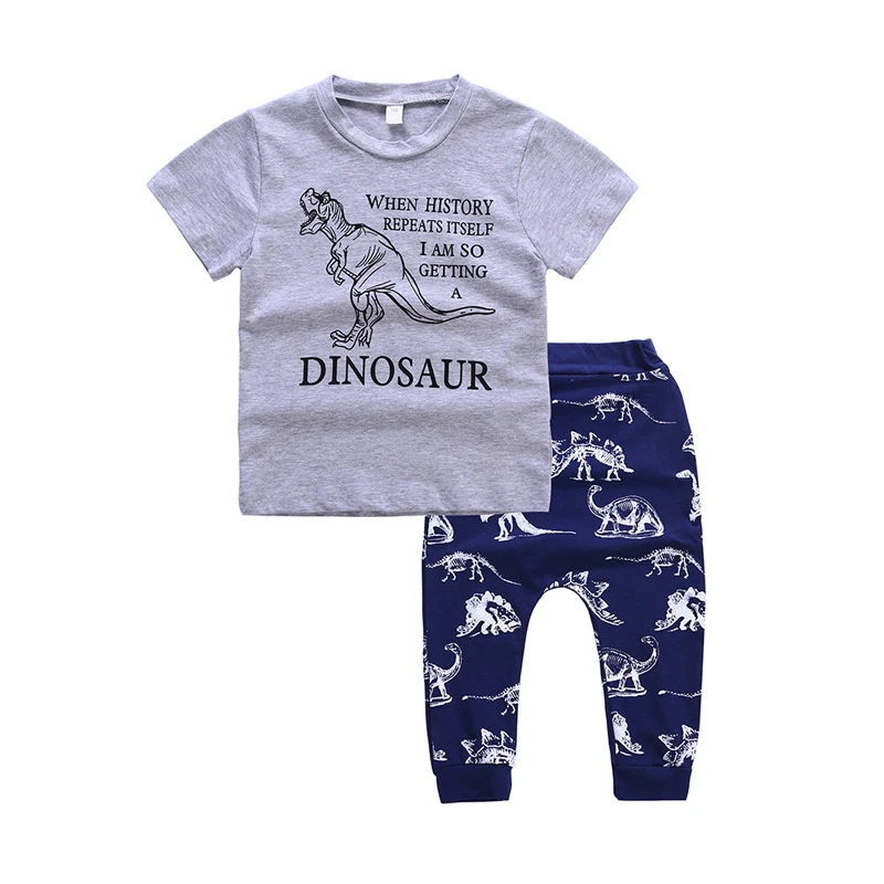2Pcs Toddler Baby Boys Girl Kid Clothes sets short sleeve T Shirt Tops Pants Trousers Clothes suits Outfits dinosaur
2Pcs Toddler Baby Boys Girl Kid Clothes sets short sleeve T Shirt Tops Pants Trousers Clothes suits Outfits dinosaur