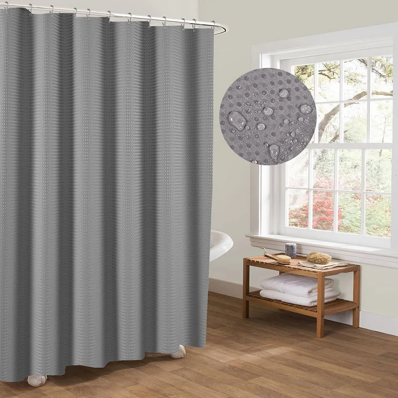 DIDIHOU Solid Polyester Shower Curtain For Bathroom Jacquard Padded Waterproof Bath Curtain Luxury Bathroom Curtain 180*180cm
DIDIHOU Solid Polyester Shower Curtain For Bathroom Jacquard Padded Waterproof Bath Curtain Luxury Bathroom Curtain 180*180cm