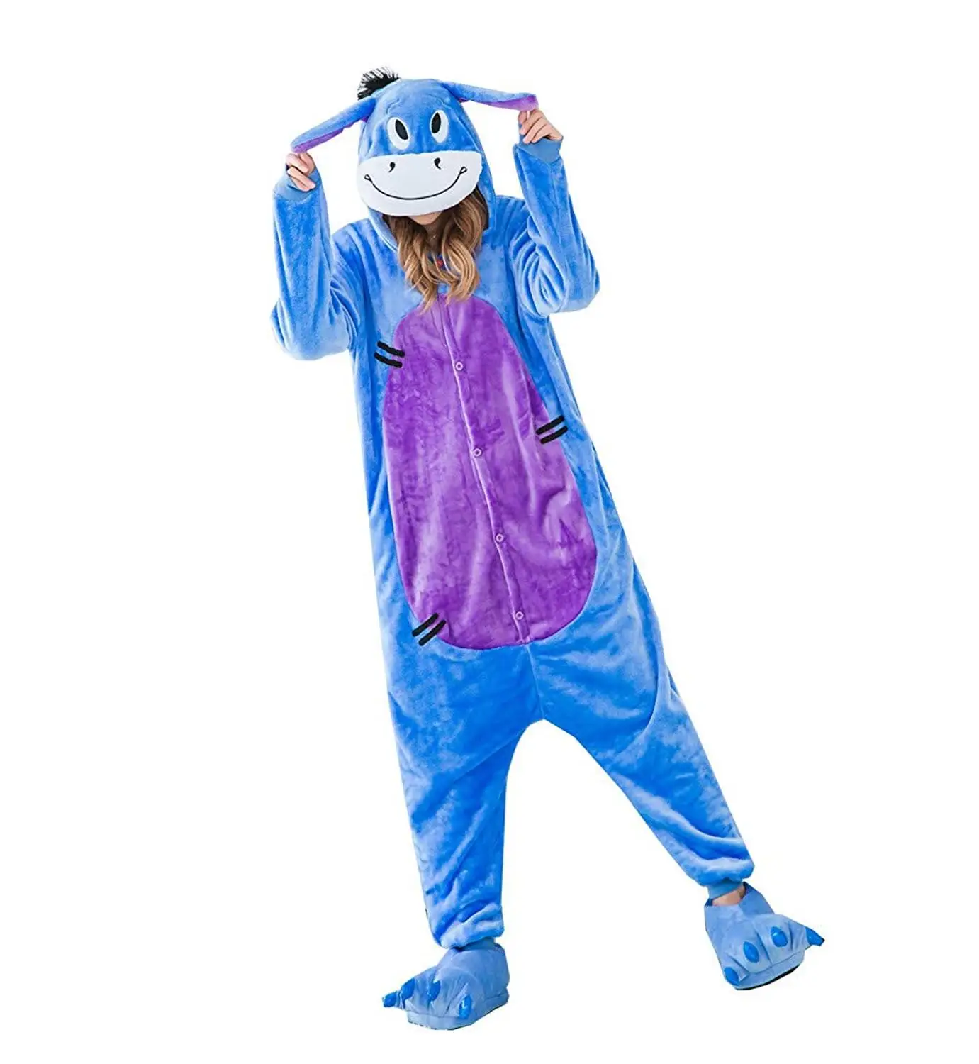 Lazutom Unisex Adult Onesie Pajamas Plush One Piece Animal Cosplay Costume for Women Men Teens Christmas Halloween Cosplay
Lazutom Unisex Adult Onesie Pajamas Plush One Piece Animal Cosplay Costume for Women Men Teens Christmas Halloween Cosplay