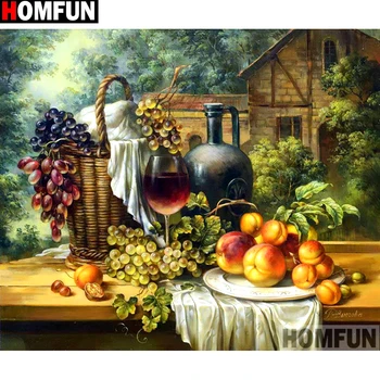 HOMFUN Full Square/Round Drill 5D DIY Diamond Painting "Fruit red wine" Embroidery Cross Stitch 5D Home Decor Gift A13944
HOMFUN Full Square/Round Drill 5D DIY Diamond Painting "Fruit red wine" Embroidery Cross Stitch 5D Home Decor Gift A13944