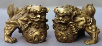 Chinese Royal Palace Brass Copper Feng Shui Foo Dog Lion Kilin Kilin Statue Pair
Chinese Royal Palace Brass Copper Feng Shui Foo Dog Lion Kilin Kilin Statue Pair