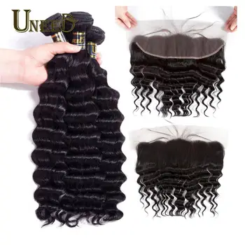 Uneed 3 or 4 Peruvian Human Hair Loose Deep Wave Bundles With Closure 13*4 Lace Frontal With Bundle Pre Plucked With Baby Hair
Uneed 3 or 4 Peruvian Human Hair Loose Deep Wave Bundles With Closure 13*4 Lace Frontal With Bundle Pre Plucked With Baby Hair