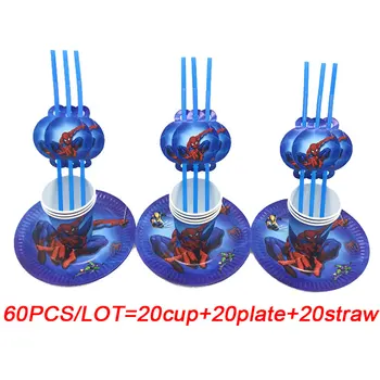 Superhero Spiderman Birthday Party Supplies Decorations Kids Paper Cup Plates Napkin For Kids Drink Straws Tableware Party Sets
Superhero Spiderman Birthday Party Supplies Decorations Kids Paper Cup Plates Napkin For Kids Drink Straws Tableware Party Sets