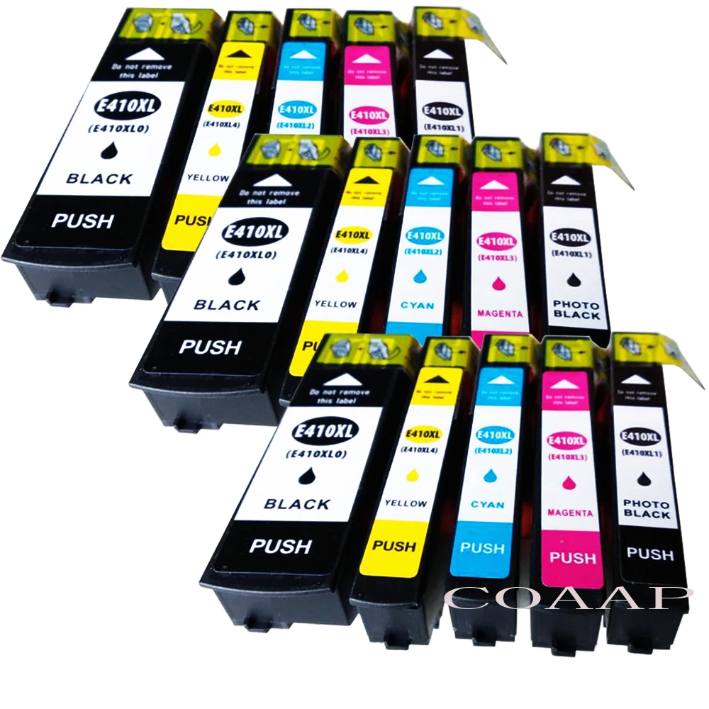 Compatible T410XL T410XL020 Ink Cartridges for EPSON XP-530 XP-540 XP-630 XP-640 XP-635 XP-645 XP-830 XP-900 Printer
Compatible T410XL T410XL020 Ink Cartridges for EPSON XP-530 XP-540 XP-630 XP-640 XP-635 XP-645 XP-830 XP-900 Printer