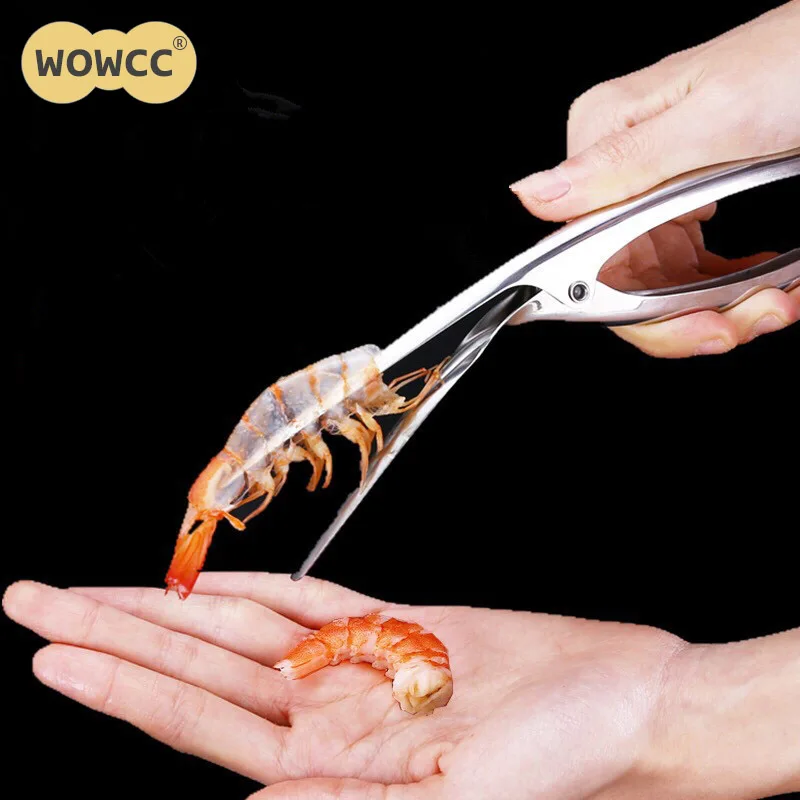 1PC Shrimp peeler Stainless Steel Prawn Peeler Shrimp Deveiner Peel Device fishing knife Creative Kitchen Gadgets Seafood Tools
1PC Shrimp peeler Stainless Steel Prawn Peeler Shrimp Deveiner Peel Device fishing knife Creative Kitchen Gadgets Seafood Tools
