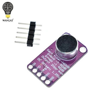WAVGAT MAX9814 Microphone AGC Amplifier Board Module Auto Gain Control for Arduino Programmable Attack and Release Ratio Low THD
WAVGAT MAX9814 Microphone AGC Amplifier Board Module Auto Gain Control for Arduino Programmable Attack and Release Ratio Low THD