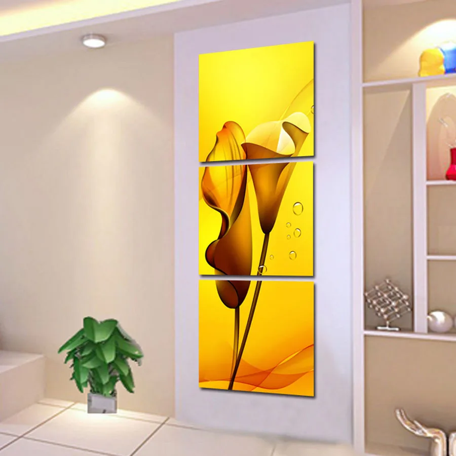3 Piece Canvas Wall Art Modern Yellow flowers Canvas Paintings Dinning Room Decorative Pictures HD Prints With Framed F-281
3 Piece Canvas Wall Art Modern Yellow flowers Canvas Paintings Dinning Room Decorative Pictures HD Prints With Framed F-281