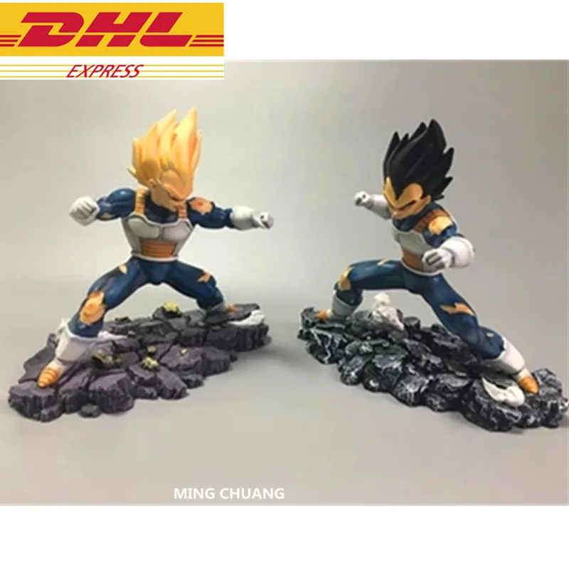 

Dragon Ball Statue Super Saiyan Vegeta Jr Bust Son Goku Partner Full-Length Portrait Frieza Enemy GK Action Figure Toy D245