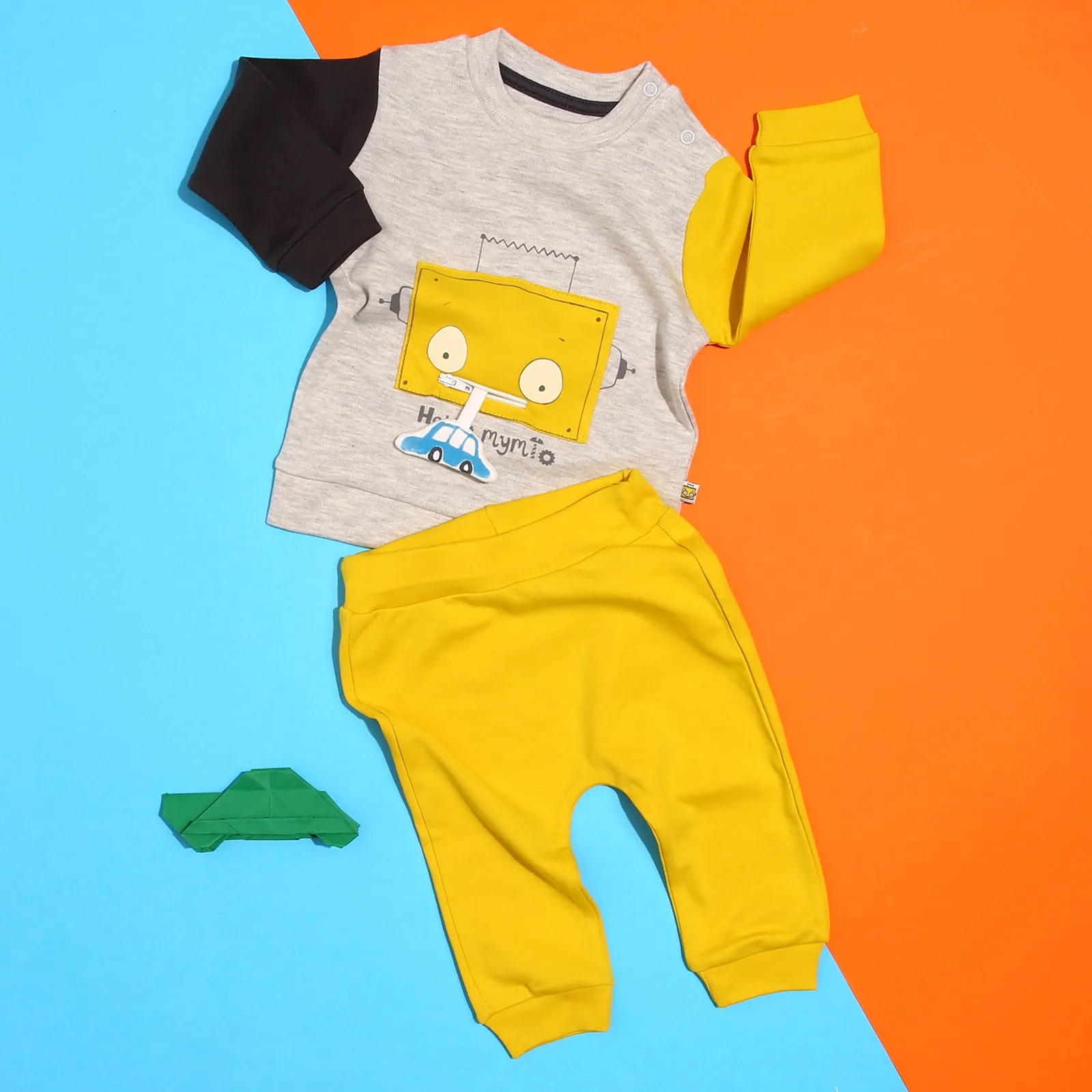 ebebek Mymio Baby Boy Robot Zippered Car Printed Long Sleeve O-Neck Cotton Patchwork Sweatshirt Trousers Set Toddler Boy Clothes
ebebek Mymio Baby Boy Robot Zippered Car Printed Long Sleeve O-Neck Cotton Patchwork Sweatshirt Trousers Set Toddler Boy Clothes