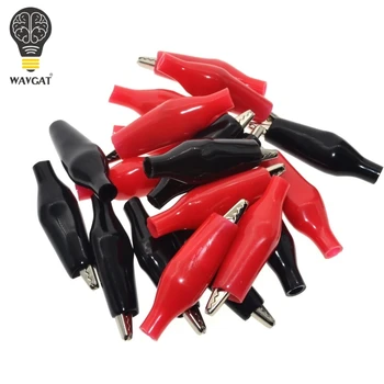 20pcs/lot 28MM Metal Alligator Clip G98 Crocodile Electrical Clamp for Testing Probe Meter Black and Red with Plastic Boot
20pcs/lot 28MM Metal Alligator Clip G98 Crocodile Electrical Clamp for Testing Probe Meter Black and Red with Plastic Boot