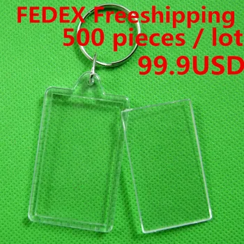FEDEX Freeshipping 500pcs Blank Acrylic Keychains key chains Insert Photo plastic Keyrings
FEDEX Freeshipping 500pcs Blank Acrylic Keychains key chains Insert Photo plastic Keyrings