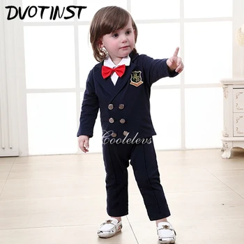 Dvotinst Baby Boys Clothes Full Sleeves Gentleman Romper+Vest 2pcs Set Outfit Infant Toddler Wedding Jumpsuit Birthday Costume
Dvotinst Baby Boys Clothes Full Sleeves Gentleman Romper+Vest 2pcs Set Outfit Infant Toddler Wedding Jumpsuit Birthday Costume