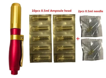 red 0.5ml Hyaluronic Injection Pen Massage Atomizer Pen Kit High Pressure Acid Micro Guns Anti Wrinkle Water Syringe Needle
red 0.5ml Hyaluronic Injection Pen Massage Atomizer Pen Kit High Pressure Acid Micro Guns Anti Wrinkle Water Syringe Needle