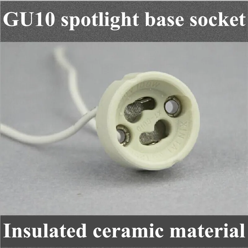 50pcs/lot CE ROHS insulated ceramic GU10 led spotlight socket base led down light aging test standard base
50pcs/lot CE ROHS insulated ceramic GU10 led spotlight socket base led down light aging test standard base