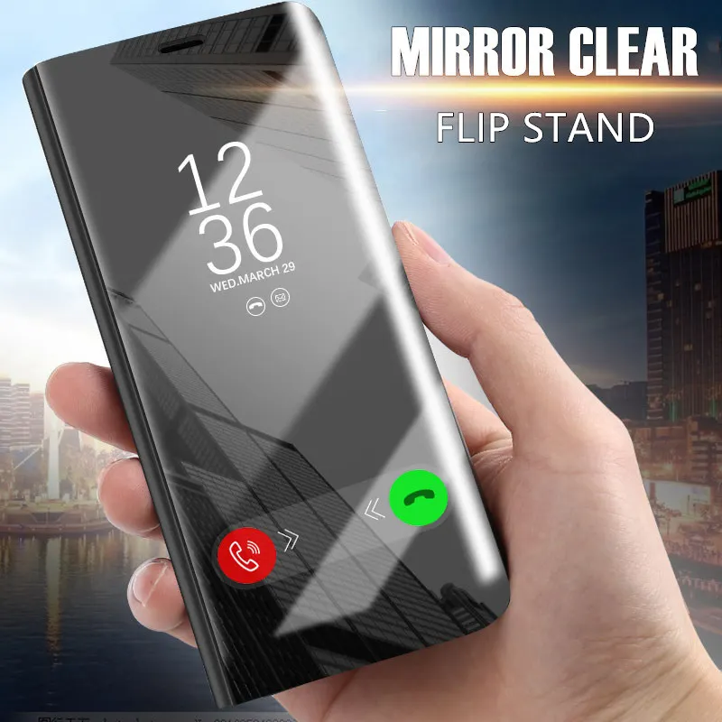 Luxury Mirror Flip Stand Case For iPhone 6 7 8 6s Plus Clear View Smart Cover For iPhone X Shockproof Cases Bag
Luxury Mirror Flip Stand Case For iPhone 6 7 8 6s Plus Clear View Smart Cover For iPhone X Shockproof Cases Bag