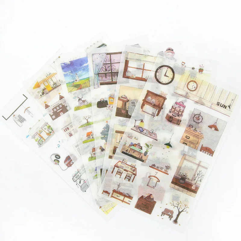 6 Sheet/Bag Vintage life Products decoration paper sticker package DIY diary decoration sticker album scrapbooking
6 Sheet/Bag Vintage life Products decoration paper sticker package DIY diary decoration sticker album scrapbooking