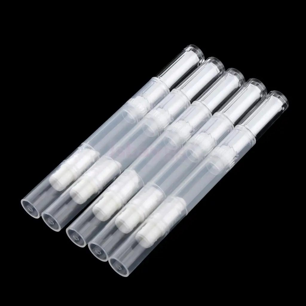 5Pcs 3ml Empty Twist Pen Lip Gloss Nail Polish Eyelashes Tubes Cosmetic Containers with Brush Clear/Gold/White/Silver/Pink
5Pcs 3ml Empty Twist Pen Lip Gloss Nail Polish Eyelashes Tubes Cosmetic Containers with Brush Clear/Gold/White/Silver/Pink