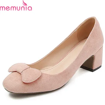 MEMUNIA 2019 hot sale women pumps square toe spring summer single shoes bowknot high heels casual shoes woman big size 33-43
MEMUNIA 2019 hot sale women pumps square toe spring summer single shoes bowknot high heels casual shoes woman big size 33-43