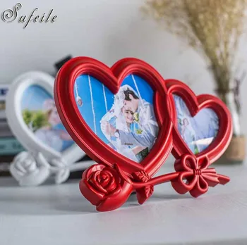 SUFEILE Photo frame combination Siamese suspension frame wall studio photo frame heart - shaped RED AND WHITE COLOR OPTION D20
SUFEILE Photo frame combination Siamese suspension frame wall studio photo frame heart - shaped RED AND WHITE COLOR OPTION D20