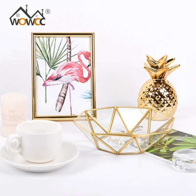 WOWCC Nordic Glass Copper Geometry Storage Box Simplicity Style Desktop Jewelry Necklace Tray Modern Decoration Home Organizer
WOWCC Nordic Glass Copper Geometry Storage Box Simplicity Style Desktop Jewelry Necklace Tray Modern Decoration Home Organizer