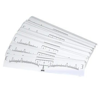 100Pcs Eyebrow Shape Permanent Measurement Disposable Eyebrow Ruler Sticker Stencil for Tattoo Accurate Eyebrow Shaping Tool
100Pcs Eyebrow Shape Permanent Measurement Disposable Eyebrow Ruler Sticker Stencil for Tattoo Accurate Eyebrow Shaping Tool