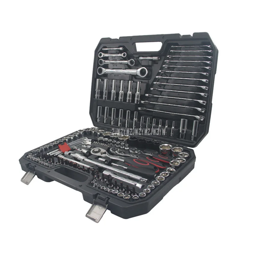 1Set/ 150pcs Mechanics Repair Tool Set for Car Tire Hub Repair Spanner Wrench Socket Car Bike Bicycle Repair Tool Kits GT-0150
1Set/ 150pcs Mechanics Repair Tool Set for Car Tire Hub Repair Spanner Wrench Socket Car Bike Bicycle Repair Tool Kits GT-0150