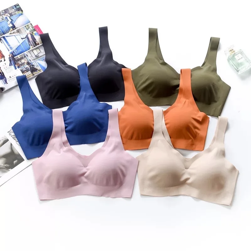 Seamless Bra Push Up Bras For Woman Sexy Plus Size Underwear Brassiere Full cup One Piece Comfortable Bra Seamless Anti-lighting
Seamless Bra Push Up Bras For Woman Sexy Plus Size Underwear Brassiere Full cup One Piece Comfortable Bra Seamless Anti-lighting