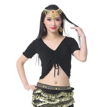 Belly Dance Top Sexy Women Belly Dance Clothes Adjustable half sleeves Cotton V Neck Tops
Belly Dance Top Sexy Women Belly Dance Clothes Adjustable half sleeves Cotton V Neck Tops