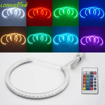 LDRIVE 4PCs131mm or 4PCs146MM RGB Angel Eyes for BMW with Infrared Remote Control 16Colors 4Flash Modes High Brightness
LDRIVE 4PCs131mm or 4PCs146MM RGB Angel Eyes for BMW with Infrared Remote Control 16Colors 4Flash Modes High Brightness