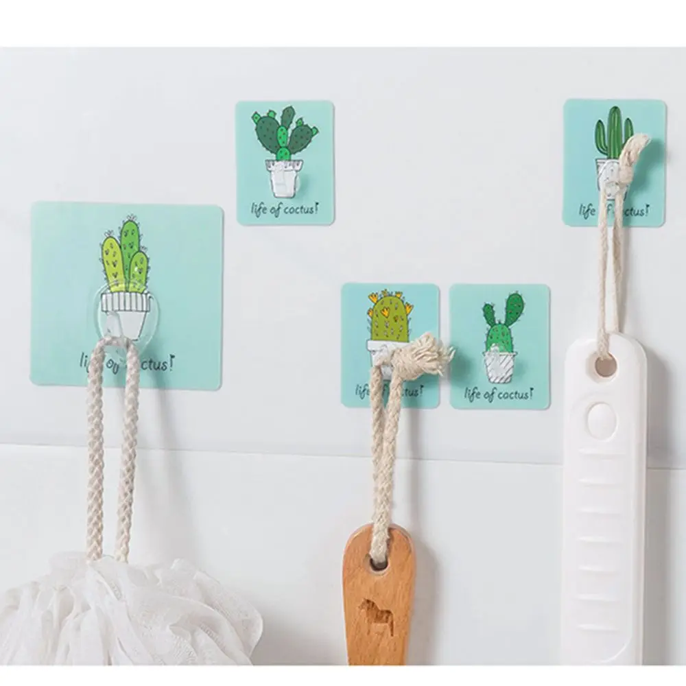 5PCS Cute Cartoon Cactus Hook Kitchen Bathroom Multi Use Adhesive Hook Waterproof Seamless Nail-free Hook Organizer Tools
5PCS Cute Cartoon Cactus Hook Kitchen Bathroom Multi Use Adhesive Hook Waterproof Seamless Nail-free Hook Organizer Tools
