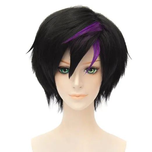 Movie Big Hero 6 Go Go Tomago Anime Cosplay Costume Wig Womens Short Straight Partys Wig Hair (Black With Violet) Movie Big Hero 6 Go Go Tomago Anime Cosplay Costume Wig Womens Short Straight Partys Wig Hair (Black With Violet)<br><br>Aliexpress