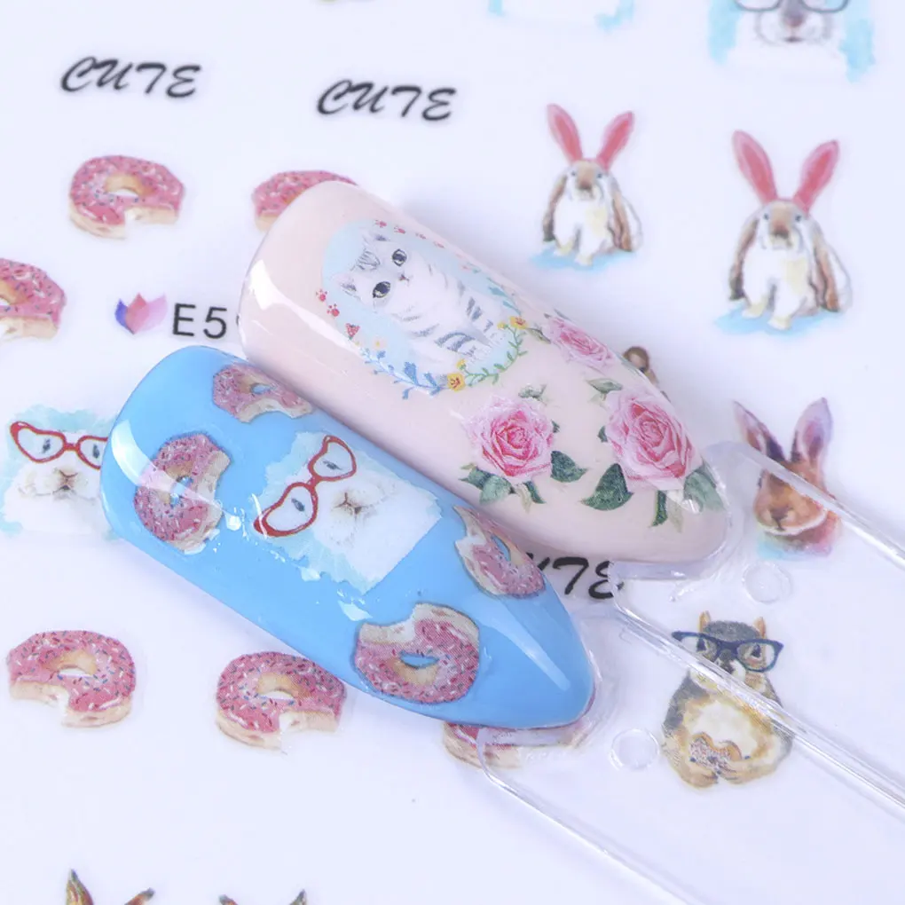 Girls Women 11 Sheets/set Rabbit Bunny Cat Manicure Sticker Cartoon Animal DIY Nail Sticker Wrap Decor
Girls Women 11 Sheets/set Rabbit Bunny Cat Manicure Sticker Cartoon Animal DIY Nail Sticker Wrap Decor